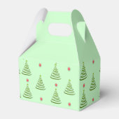 Minzgrün Weihnachtsbaum Geschenkschachtel (Rückseite)