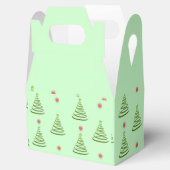 Minzgrün Weihnachtsbaum Geschenkschachtel (Geöffnet)