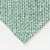 Minzgrüne Leine mit blauem Hochzeitsanker Fleecedecke (Ecke)
