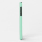 Minzgrüne Monogramm-Handyhülle Case-Mate iPhone Hülle (Hinten/Links)