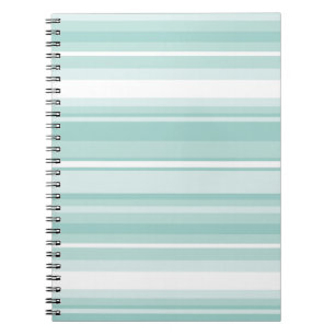 Minzgrüne Streifen Notizblock