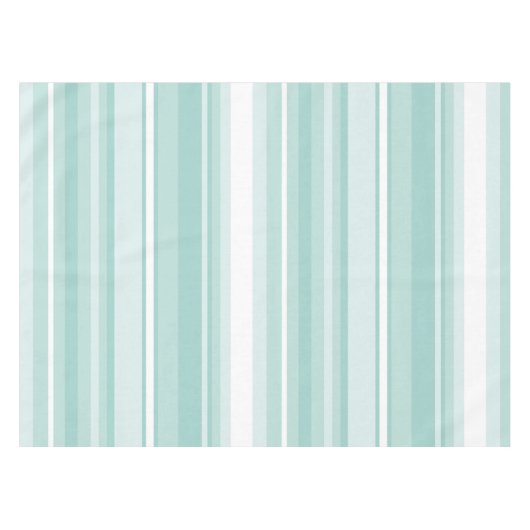 Minzgrüne Streifen Tischdecke (Vorderseite (Horizontal))