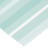 Minzgrüne Streifen Tischdecke (Schrägansicht)