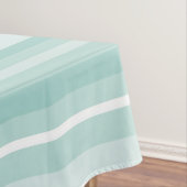 Minzgrüne Streifen Tischdecke (Beispiel)