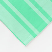 Minzgrüne Süßigkeiten Fleecedecke (Ecke)