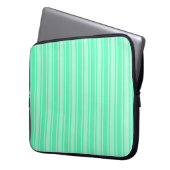 Minzgrüne Süßigkeiten Laptopschutzhülle (Vorderseite Links)