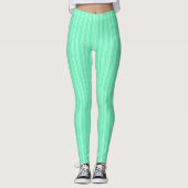 Minzgrüne Süßigkeiten Leggings (Vorderseite)
