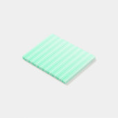 Minzgrüne Süßigkeiten Post-it Klebezettel (angewinkelt)