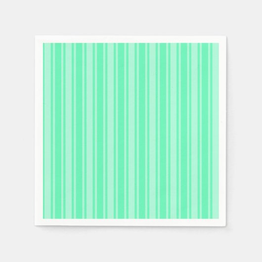 Minzgrüne Süßigkeiten Serviette (Vorderseite)