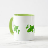 Minzgrüne Tasse (Vorderseite Links)