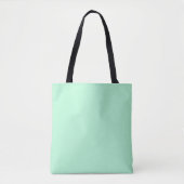Minzgrüne Tragetasche Tasche (Vorderseite)