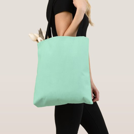 Minzgrüne Tragetasche Tasche (Von Nahem)