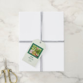 Minzgrüne Wellness & Selbstfürsorge Geschenkanhänger (Mit Garn)
