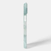 Minzmarmor und Glitzer Case-Mate iPhone Hülle (Rückseite / Rechts)