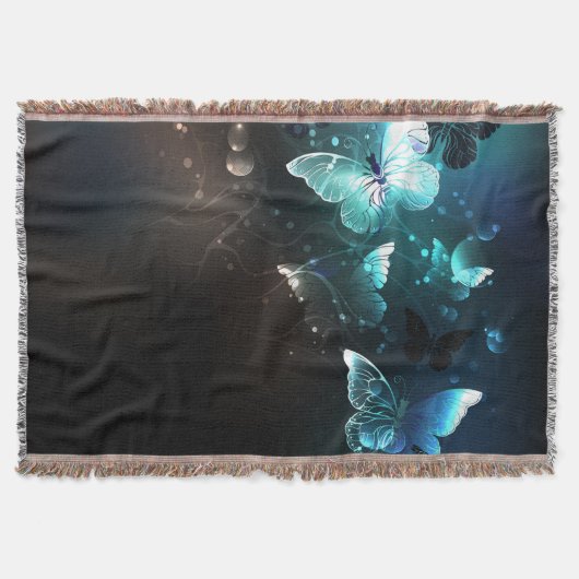 Minznacht Schmetterlinge Decke (Vorderseite)