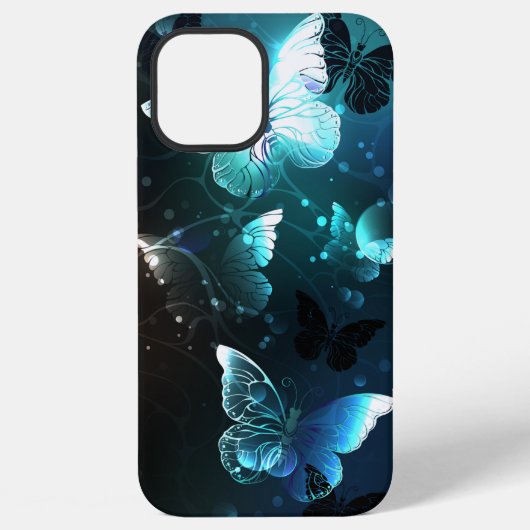 Minznacht Schmetterlinge iPhone Hülle (Rückseite)