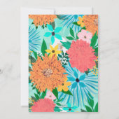 Minzpadel floral einladung (Rückseite)