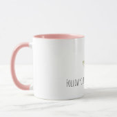Minzpinkcremetterfalter Tasse (Links)