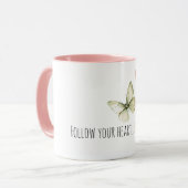 Minzpinkcremetterfalter Tasse (Vorderseite Links)