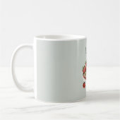 Minzrote Erdbeeren & Marienkäfer Kaffeetasse (Links)
