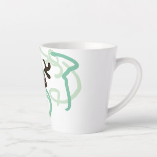 Minzschneemann milchtasse