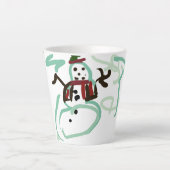 Minzschneemann milchtasse (Vorderseite)