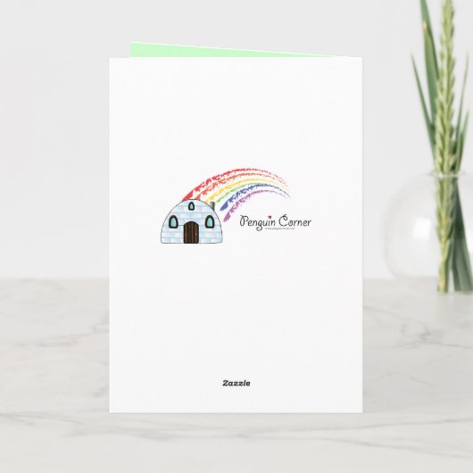 Minzschokolade Chip Ice Cream Vatertag Karte (Rückseite)