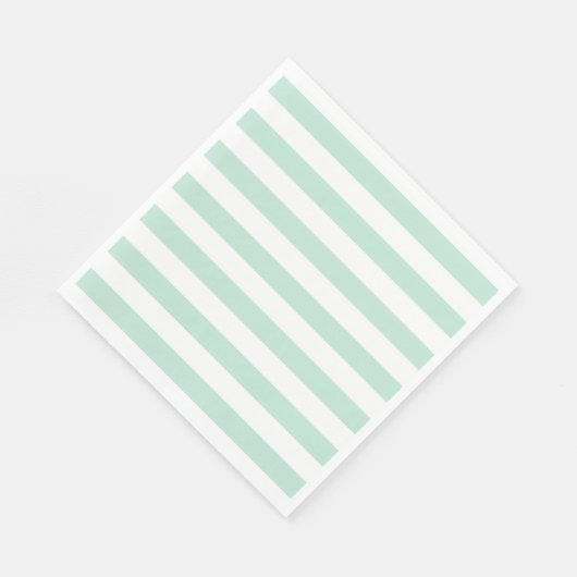 Minzstreifen Serviette (Ecke)