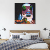 Minztee Marokko Leinwanddruck (Insitu (Schlafzimmer))