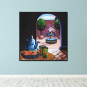 Minztee Marokko Leinwanddruck (Insitu (Holzboden))