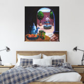 Minztee Marokko Leinwanddruck (Insitu (Schlafzimmer))