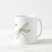 Minztraum Libelle Kaffeetasse (VorderseiteRechts)