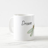 Minztraum Libelle Kaffeetasse (Vorderseite Links)