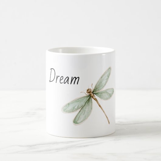 Minztraum Libelle Kaffeetasse (Mittel)