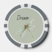 Minztraum Libelle Pokerchips (Vorderseite)
