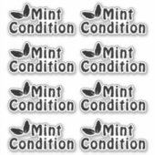 Minzzustand abziehen aufkleber (Vorderseite)