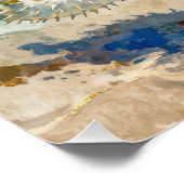 "Mio.'s Descent" - Ein Ozeanporträt Poster (Ecke)