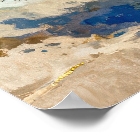 "Mio.'s Descent" - Ein Ozeanporträt Poster (Ecke)