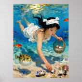 "Mio.'s Descent" - Ein Ozeanporträt Poster (Vorne)