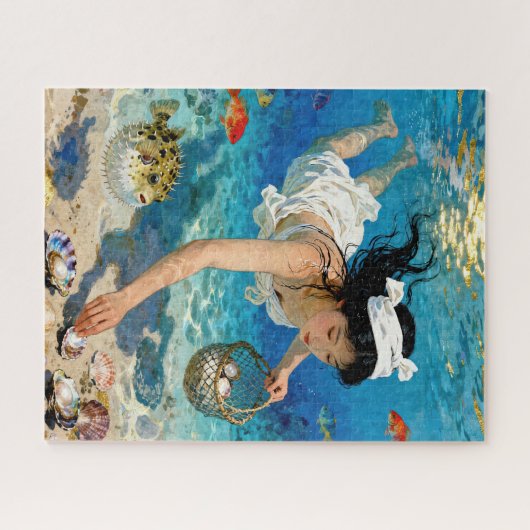 "Mio.'s Descent" - Ein Ozeanporträt Puzzle (Horizontal)