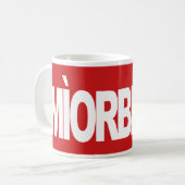 Mìorbhail (Marvel auf Schottisch-Gälisch) Kaffeetasse (Vorderseite Links)