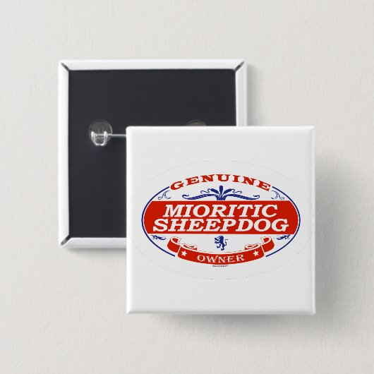 Mioritic Schäferhund Button (Vorne & Hinten)