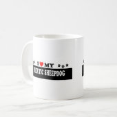 MIORITIC SCHÄFERHUND KAFFEETASSE (Vorderseite Links)
