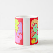 MIP MAP MOP ART DESIGN ABSTRAKTER FUN KAFFEETASSE (Mittel)