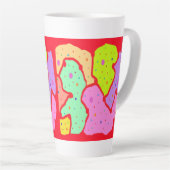 MIP MAP MOP ART DESIGN ABSTRAKTER FUN MILCHTASSE (Rechte Ecke)