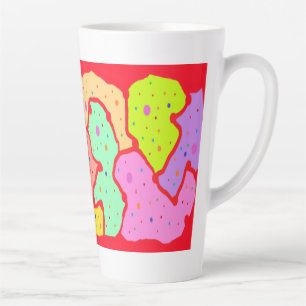 MIP MAP MOP ART DESIGN ABSTRAKTER FUN MILCHTASSE