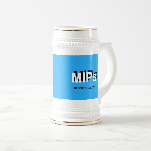 mipdatabase.com Logo Bierstein Bierglas (VorderseiteRechts)