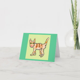 Mippy Die Katze 🐱 Dankeskarte
