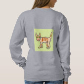 Mippy Die Katze 🐱 Sweatshirt (Rückseite)
