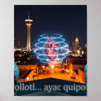 Miquiztli Calavera Begegnung - Poster